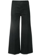 's Max Mara Flared Cropped Jeans - Black