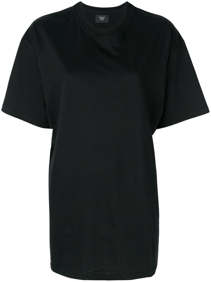 Represent Oversized Crew Neck T-shirt - Black