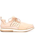 Hender Scheme Panelled Lace-up Sneakers - Nude & Neutrals