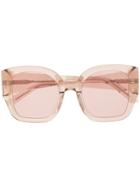 Karen Walker Check Mate Sunglasses - Pink