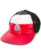 Moncler Logo Patch Baseball Cap - Red
