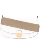 Michael Kors Small Shoulder Bag, Women's, White, Leather