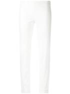 P.a.r.o.s.h. Candela Cropped Trousers, Women's, Size: Medium, Red, Cotton/spandex/elastane