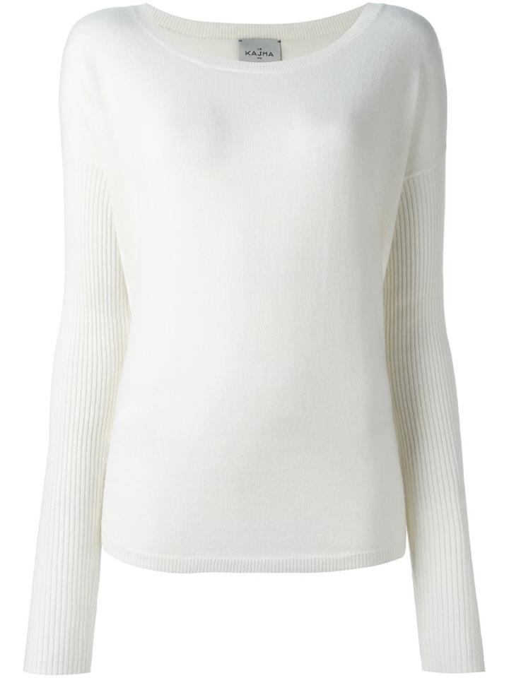 Le Kasha Crew Neck Jumper, Women's, Size: Large, Nude/neutrals, Cashmere