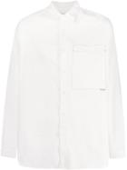 Sunnei Oversiezed Chest Pocket Shirt - White