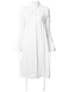 Ellery Criss Cross Detail Dress, Women's, Size: 6, White, Polyester