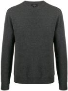 Theory Crew-neck Cashmere Jumper - Grey