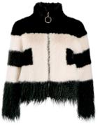 Elisabetta Franchi Faux-fur Cropped Jacket - Black