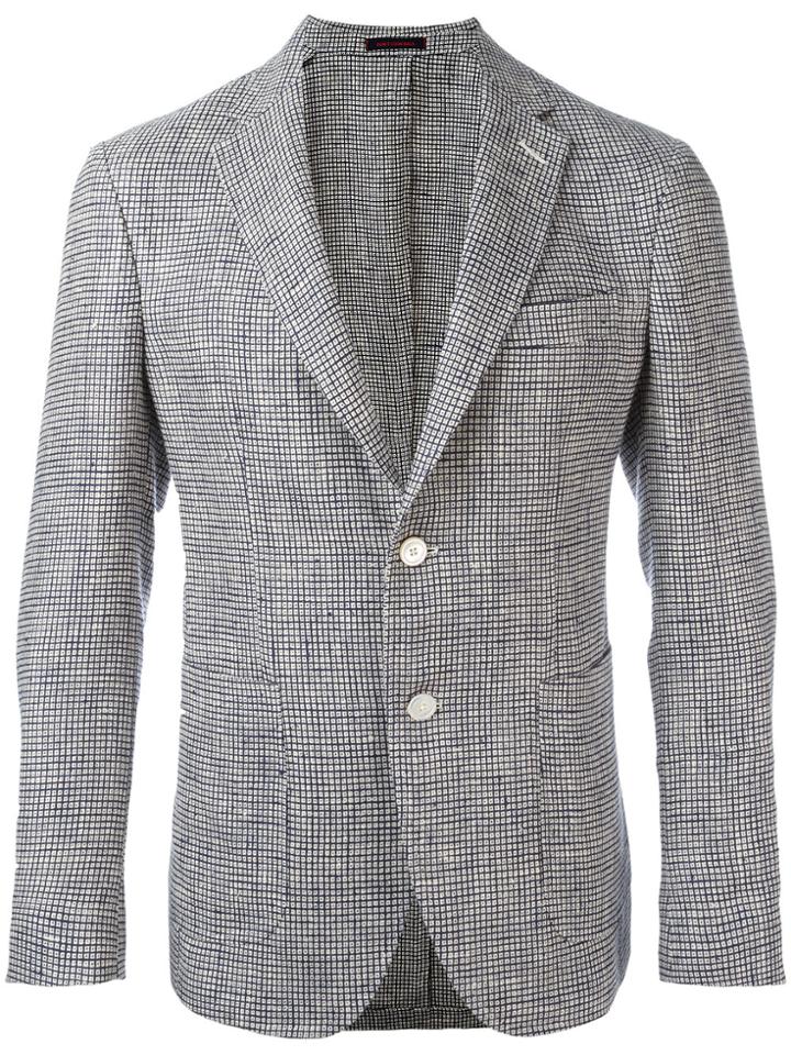 The Gigi Patterned Blazer - Black