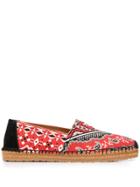 Etro Paisley Print Espadrilles - Red