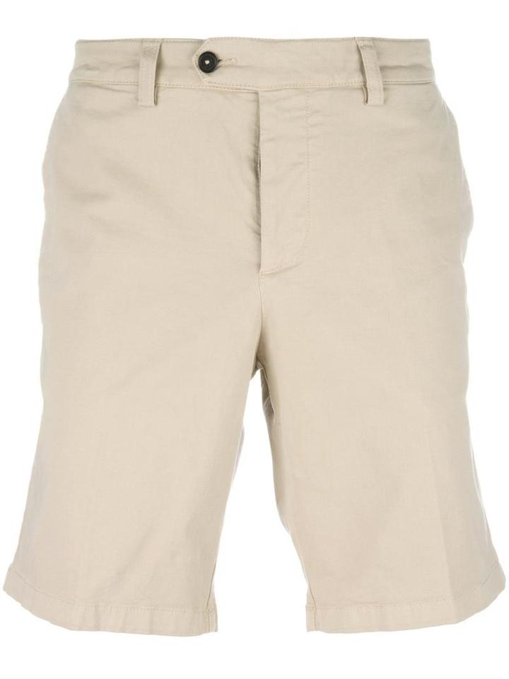 Ami Alexandre Mattiussi Classic Chino Shorts, Men's, Size: Medium, Nude/neutrals, Cotton/spandex/elastane