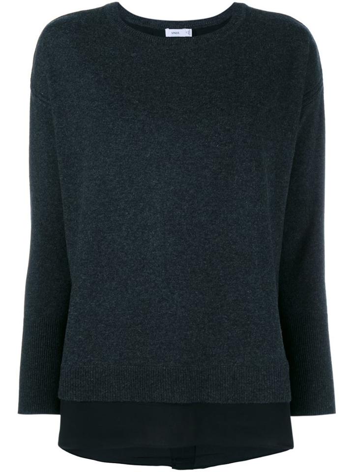 Vince Vince Knit Open Back Crew