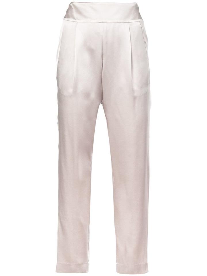 Michelle Mason Pleat Trouser - Grey