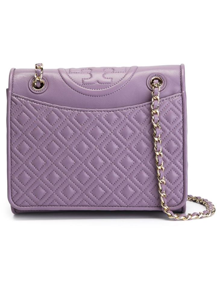 Tory Burch Medium Fleming Shoulder Bag, Women's, Pink/purple, Leather