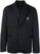 Versace Two Button Blazer, Men's, Size: 52, Black, Polyamide/polyester/viscose/feather Down
