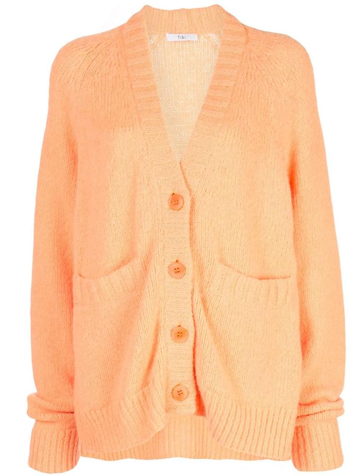 Tibi Cozette Cardigan - Orange