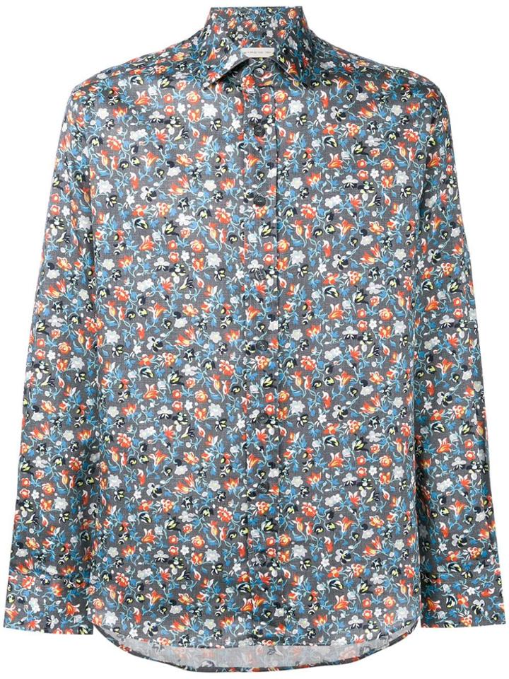 Etro Floral Printed Cotton - Grey