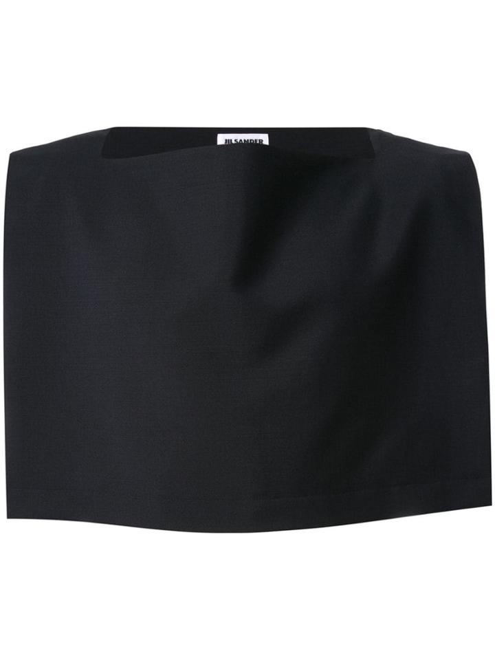 Jil Sander Square Bib - Black
