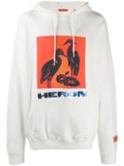 Heron Preston Logo Hoodie - White