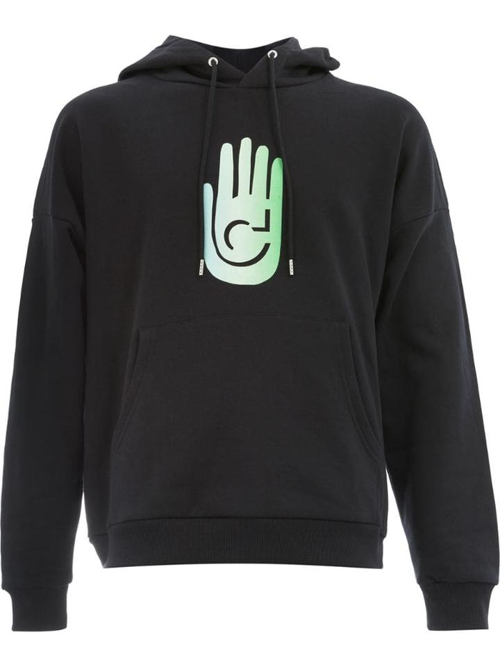 Cottweiler Graphic Design Hoodie - Black