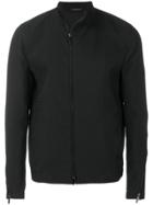 Emporio Armani Textured Zip Jacket - Black