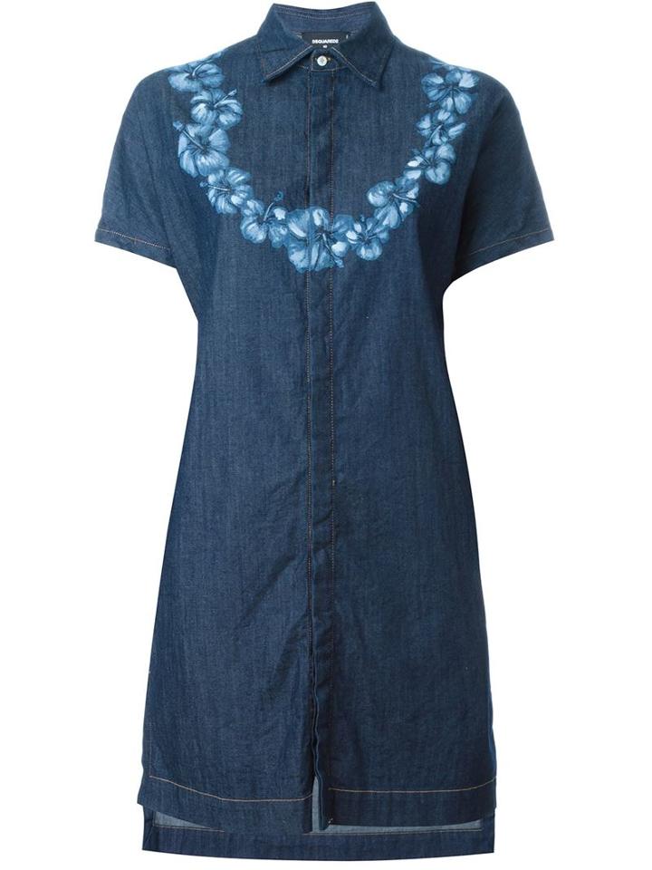 Dsquared2 Denim Shirt Dress