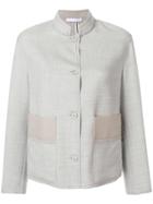 Fabiana Filippi Mandarin Collar Jacket - Grey