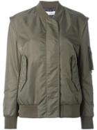 Golden Goose Deluxe Brand Classic Bomber Jacket, Women's, Size: Xs, Green, Polyester/nylon
