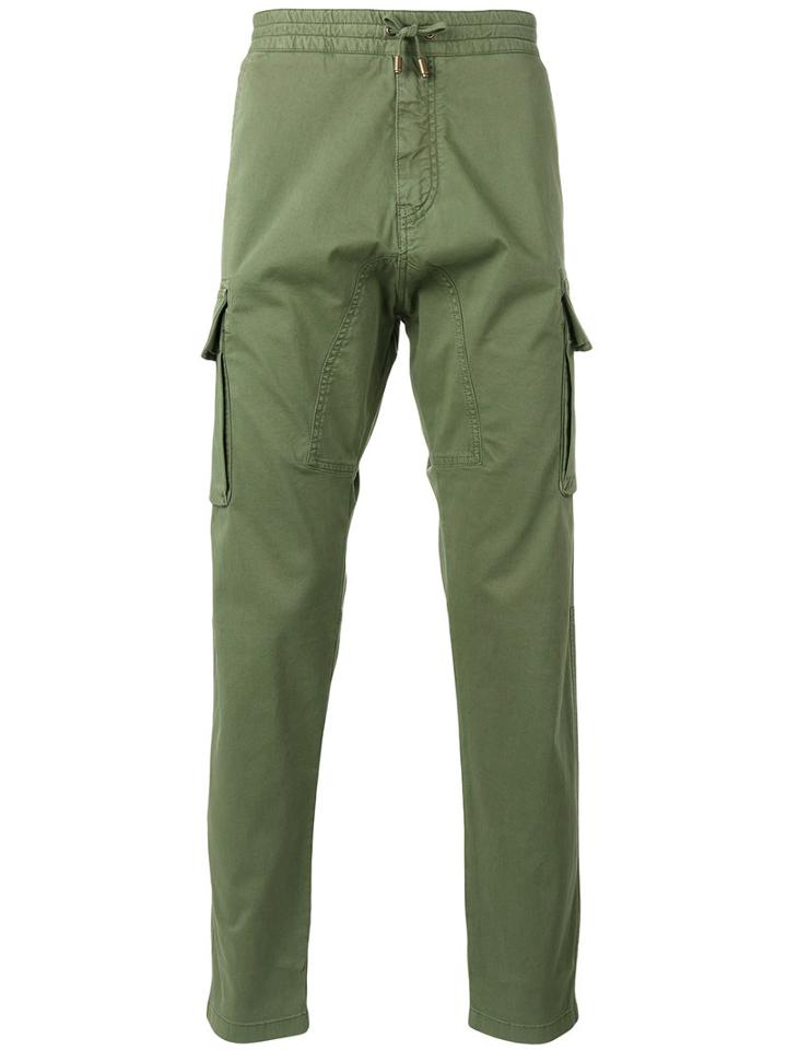 Belstaff - Casual Trousers - Men - Cotton/spandex/elastane - 30, Green, Cotton/spandex/elastane