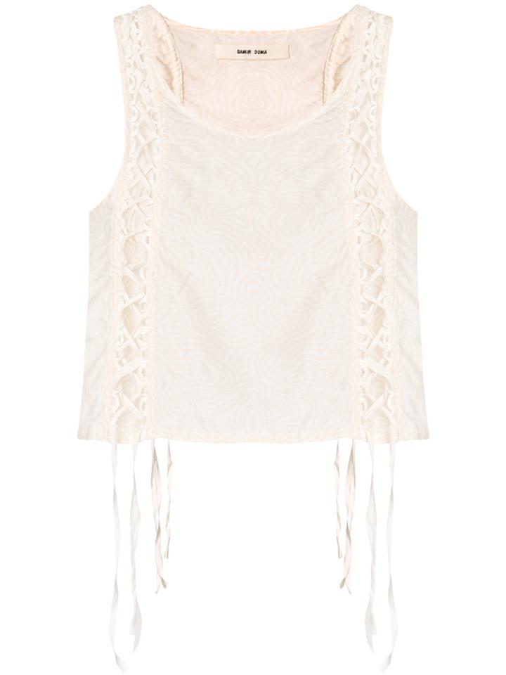 Damir Doma Tarsi Top - Nude & Neutrals