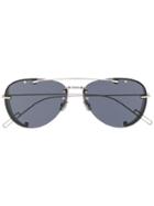 Dior Eyewear Chroma 1 Aviator Sunglasses - Black