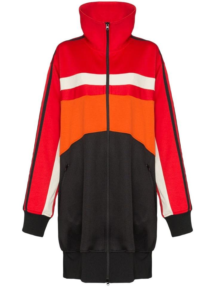 Y-3 Oversized Varsity Track Dress - Red