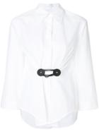 Mm6 Maison Margiela Twist Front Shirt - White