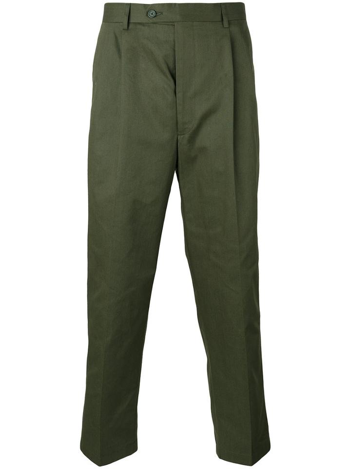 Lc23 - Cropped Pants - Men - Cotton - 48, Green, Cotton