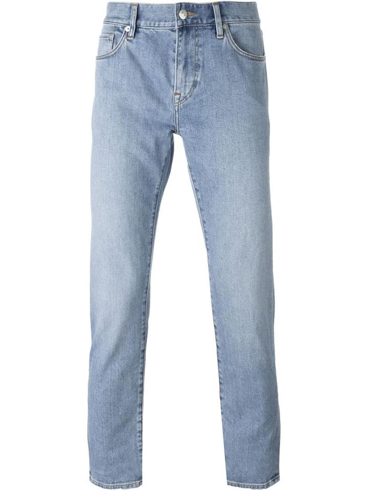 Burberry Brit Slim-fit Jeans, Men's, Size: 31, Blue, Cotton/spandex/elastane