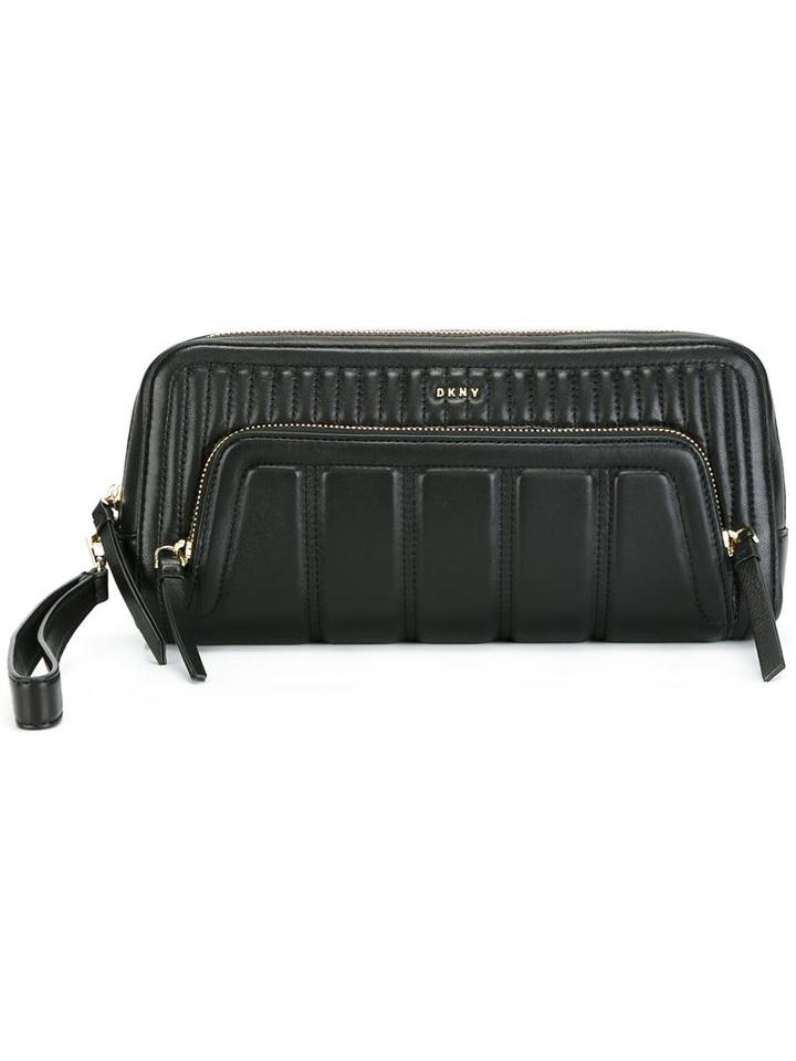 Dkny Quilted Clutch, Women's, Black