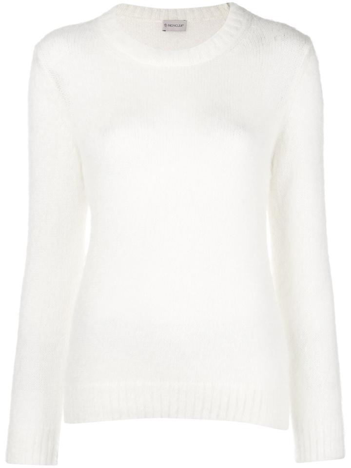 Moncler Crew Neck Jumper - White