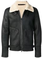 Salvatore Santoro Classic Shearling Jacket - Black