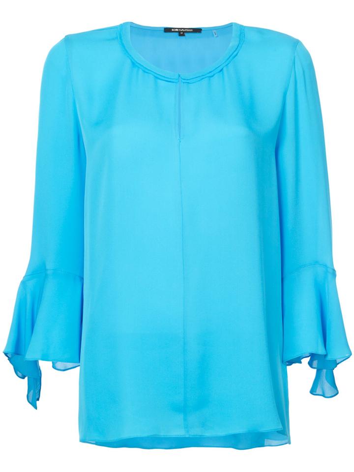 Kobi Halperin Bell Sleeves Blouse - Blue