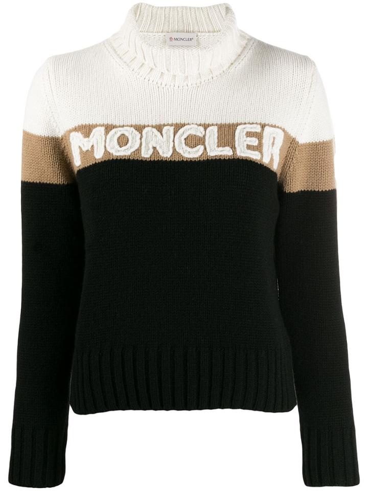 Moncler Turtleneck Jumper - Black