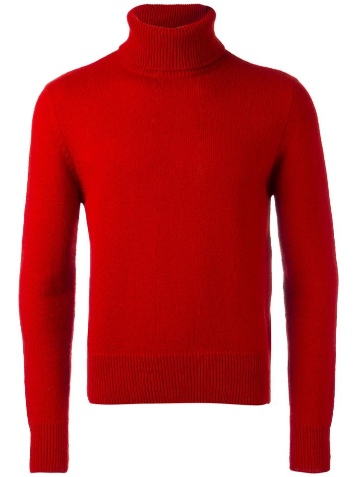 Ami Alexandre Mattiussi Turtleneck Sweater - Red