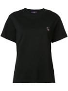 Y's - Chest Slogan T-shirt - Women - Cotton - 2, Women's, Black, Cotton