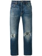Levi's Vintage Clothing - Ripped Knee Jeans - Men - Cotton - 36, Blue, Cotton