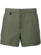 Katama - 'mack' Swim Shorts - Men - Polyester - S, Green, Polyester