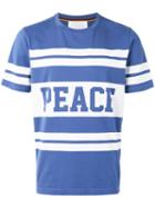 Paul Smith Peace Print T-shirt, Men's, Size: Small, Blue, Cotton
