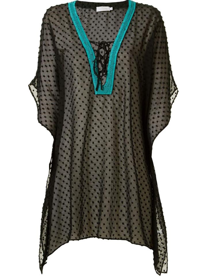 Brigitte Embellished Neck Beach Dress