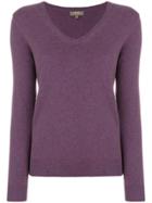 N.peal V-neck Jumper - Pink & Purple