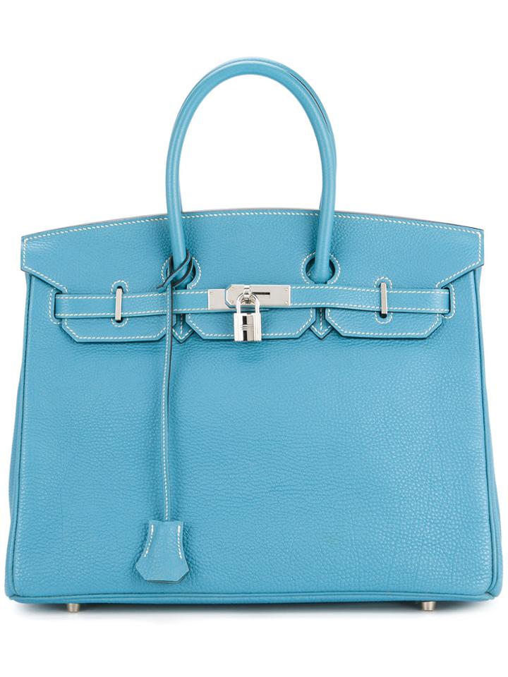 Hermès Vintage Birkin 35 Bag - Blue