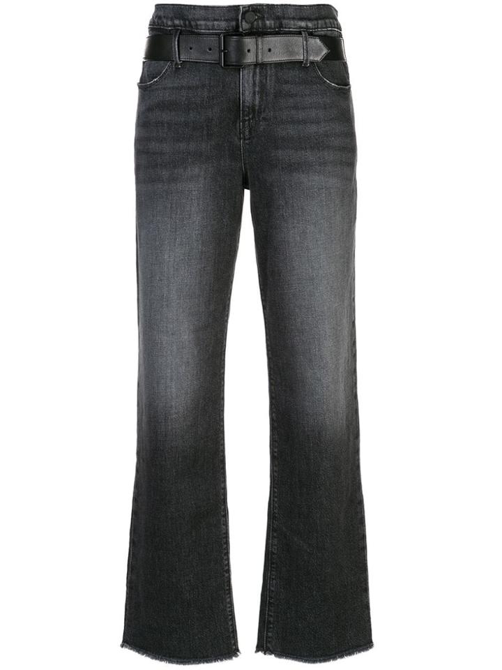 Rta Dexter Mid-rise Boyfriend Jeans - Black