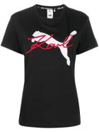 Karl Lagerfeld Puma X Karl Double Logo T-shirt - Black
